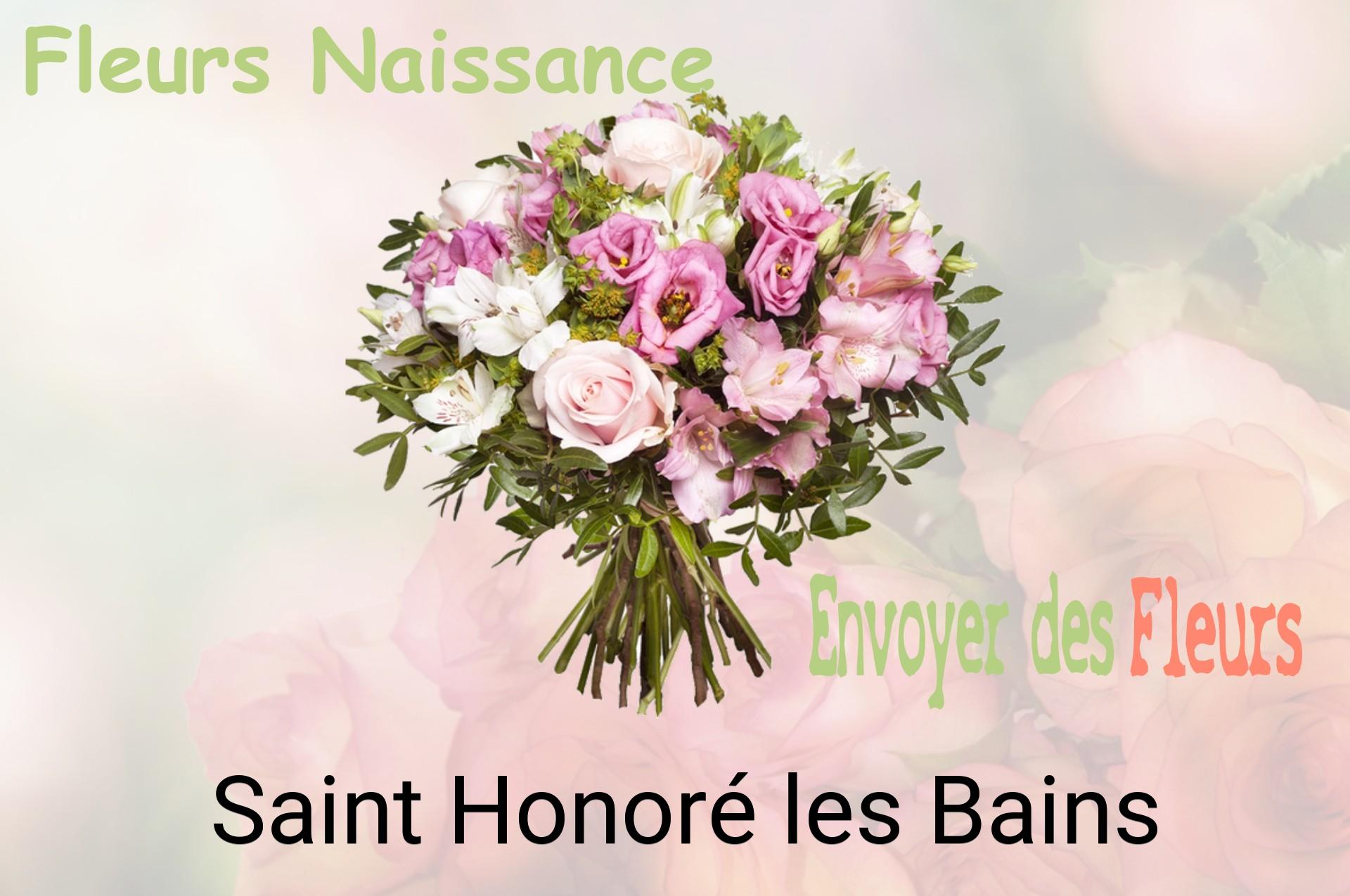 Bouquet de fleurs de naissance livré à Saint-Honoré-les-Bains